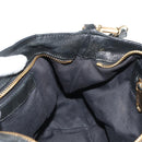 Chloe Etel Hand Bag Leather 2way Black Auth BA6838-25