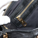 Chloe Etel Hand Bag Leather 2way Black Auth BA6838-27