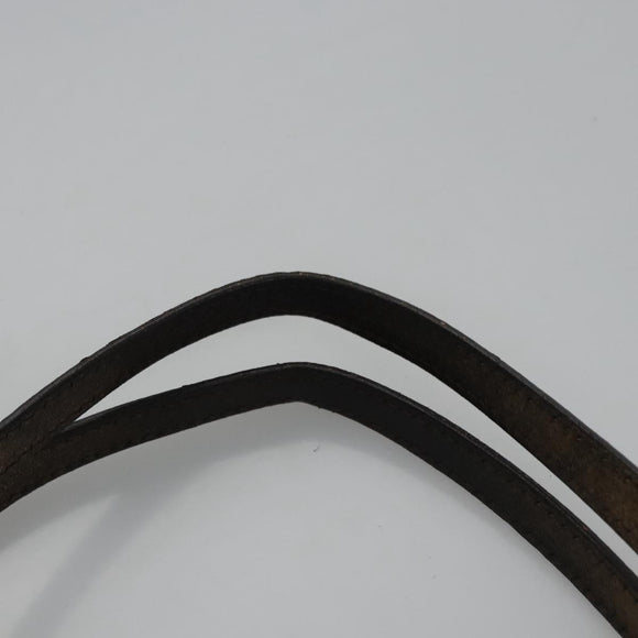 BURBERRY Nova Check Shoulder Bag PVC Beige Brown gold Auth BA684