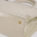 BALLY Hand Bag Leather White Auth BA6841-8