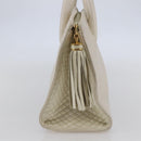 BALLY Hand Bag Leather White Auth BA6841-3