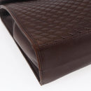 BALLY Hand Bag Leather Brown Auth BA6842-15