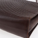 BALLY Hand Bag Leather Brown Auth BA6842-16