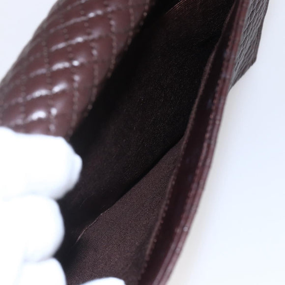 BALLY Hand Bag Leather Brown Auth BA6842