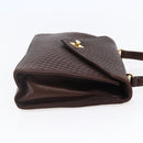 BALLY Hand Bag Leather Brown Auth BA6842-4