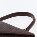 BALLY Hand Bag Leather Brown Auth BA6842-14