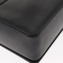 BALLY Chain Shoulder Bag Leather Black Auth BA6843-12