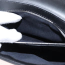 BALLY Chain Shoulder Bag Leather Black Auth BA6843-19