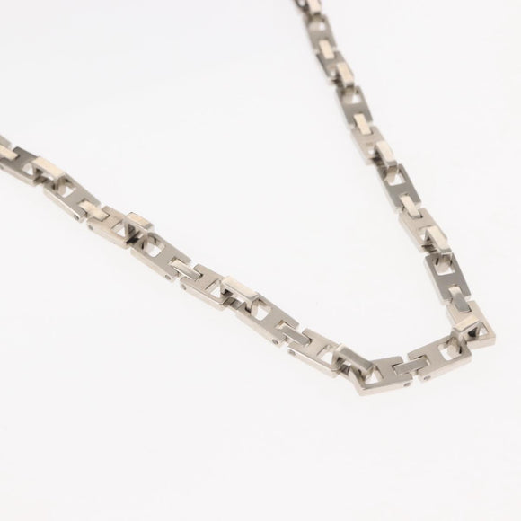 BALLY Chain Shoulder Bag Leather Black Auth BA6843