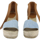 HERMES Tipoli Espadrilles Shoes Raffia Beige Auth BA6845-2