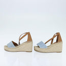 HERMES Tipoli Espadrilles Shoes Raffia Beige Auth BA6845-5