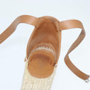 HERMES Tipoli Espadrilles Shoes Raffia Beige Auth BA6845-6