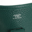 HERMES Evelyn 3 PM Shoulder Bag Taurillon Clemence Green Auth BA6847A-20