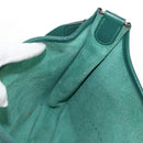 HERMES Evelyn 3 PM Shoulder Bag Taurillon Clemence Green Auth BA6847A-23
