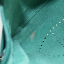 HERMES Evelyn 3 PM Shoulder Bag Taurillon Clemence Green Auth BA6847A-11