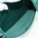 HERMES Evelyn 3 PM Shoulder Bag Taurillon Clemence Green Auth BA6847A-25