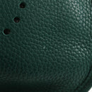 HERMES Evelyn 3 PM Shoulder Bag Taurillon Clemence Green Auth BA6847A-2