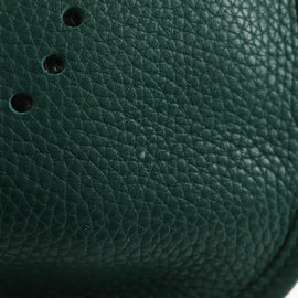 HERMES Evelyn 3 PM Shoulder Bag Taurillon Clemence Green Auth BA6847A - 0