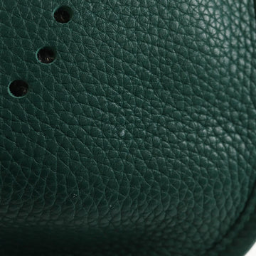 HERMES Evelyn 3 PM Shoulder Bag Taurillon Clemence Green Auth BA6847A - 0