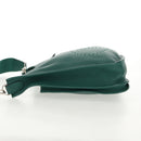 HERMES Evelyn 3 PM Shoulder Bag Taurillon Clemence Green Auth BA6847A-4