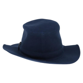 HERMES Hat Linen Navy Auth BA6848V - 0