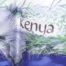 HERMES Carre 90 Scarf ""kenya"" Silk Blue Auth BA6850-13