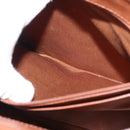 CHANEL Matelasse Chain Shoulder Bag Lamb Skin Brown Gold CC Auth BA6859-21