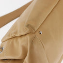 CHANEL Shoulder Bag Lamb Skin Beige CC Auth BA6860-12