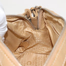 CHANEL Shoulder Bag Lamb Skin Beige CC Auth BA6860-19