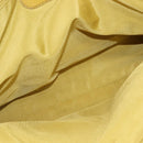 CHANEL Chain Hand Bag Caviar Skin Yellow Gold CC Auth BA6862-10