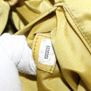 CHANEL Chain Hand Bag Caviar Skin Yellow Gold CC Auth BA6862-11