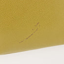 CHANEL Chain Hand Bag Caviar Skin Yellow Gold CC Auth BA6862-3