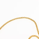 CHANEL Matelasse Chain Shoulder Bag Satin Black Gold CC Auth BA6866-8