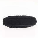 CHANEL Matelasse Chain Shoulder Bag Satin Black Gold CC Auth BA6866-9