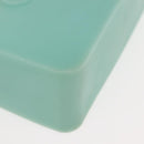 CHANEL Tote Bag rubber Turquoise Blue CC Auth BA6869-9