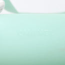 CHANEL Tote Bag rubber Turquoise Blue CC Auth BA6869-11