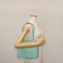 CHANEL Tote Bag rubber Turquoise Blue CC Auth BA6869-20