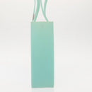 CHANEL Tote Bag rubber Turquoise Blue CC Auth BA6869-3