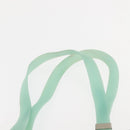 CHANEL Tote Bag rubber Turquoise Blue CC Auth BA6869-14