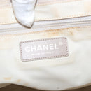 CHANEL New Travel Line Tote Bag Nylon Beige Gold CC Auth BA6872-17