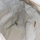 CHANEL New Travel Line Tote Bag Nylon Beige Gold CC Auth BA6873-19