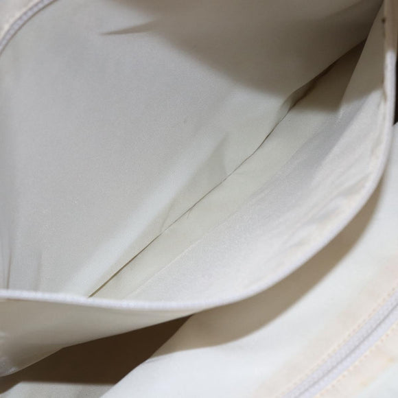 CHANEL New Travel Line Tote Bag Nylon Beige Gold CC Auth BA6873