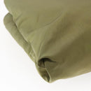 PRADA Tote Bag Nylon Khaki Silver Auth BA6878-17