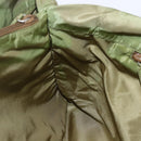 PRADA Tote Bag Nylon Khaki Silver Auth BA6878-21