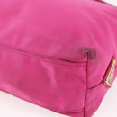 PRADA Hand Bag Nylon 2way Pink Gold Auth BA6879-10
