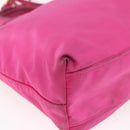 PRADA Hand Bag Nylon 2way Pink Gold Auth BA6879-17