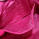 PRADA Hand Bag Nylon 2way Pink Gold Auth BA6879-24