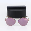 PRADA Sunglasses metal plastic Purple Champagne Gold Auth BA6880-11