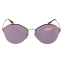 PRADA Sunglasses metal plastic Purple Champagne Gold Auth BA6880-2