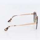 PRADA Sunglasses metal plastic Purple Champagne Gold Auth BA6880-4